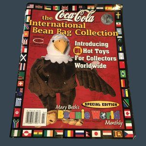 Coca-Cola Ephemera 1937 Ad Page 1999 International Bean Bag Collection Guide 200